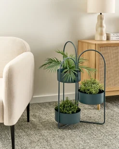 Supporto per vasi COLUTENA Metallo 56 cm Blu scuro