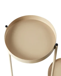 Supporto per vasi FRAGARIA Metallo 42 cm Beige