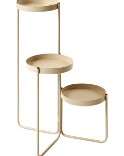 Supporto per vasi FRAGARIA Metallo 42 cm Beige