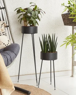 Supporto per vasi LEIKA Metallo 29 cm Nero