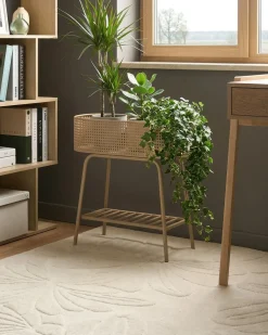 Supporto per vasi LINNAEA Metallo 60 cm Beige