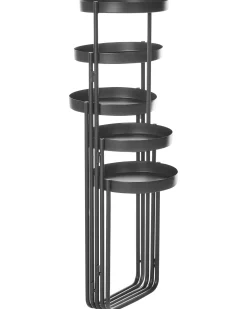 Supporto per vasi NANTEN Metallo 87 cm Nero