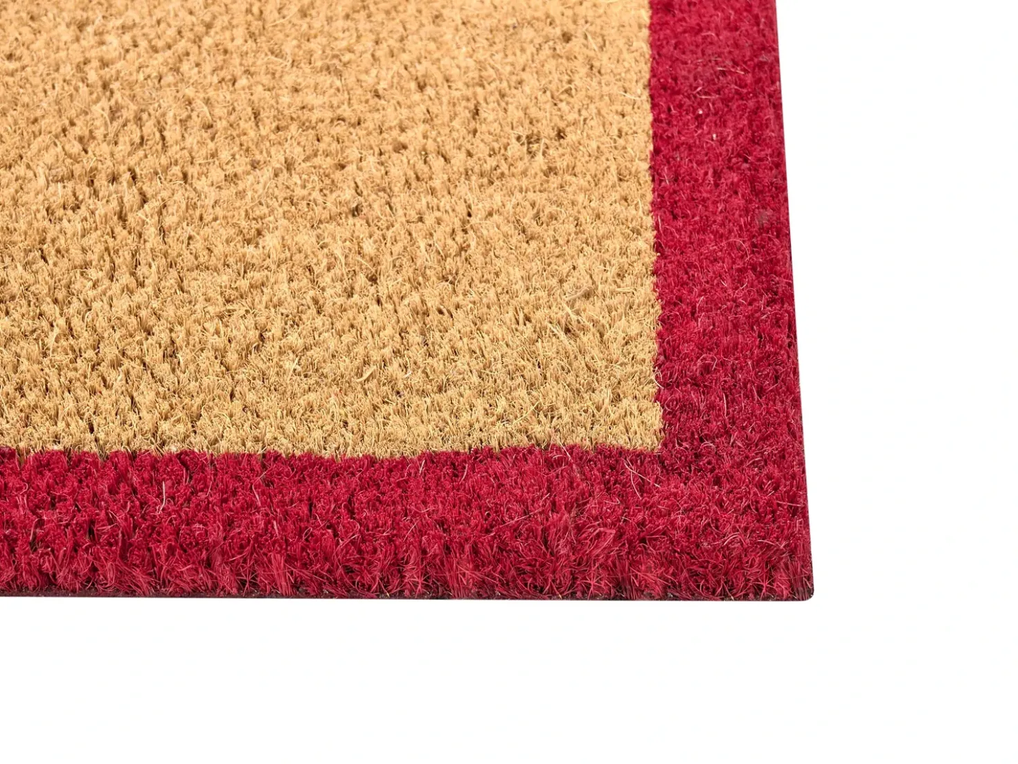 Tappetino da Ingresso BULUSAN Naturale 60 x 90 cm Modello natalizio Fibra di Cocco