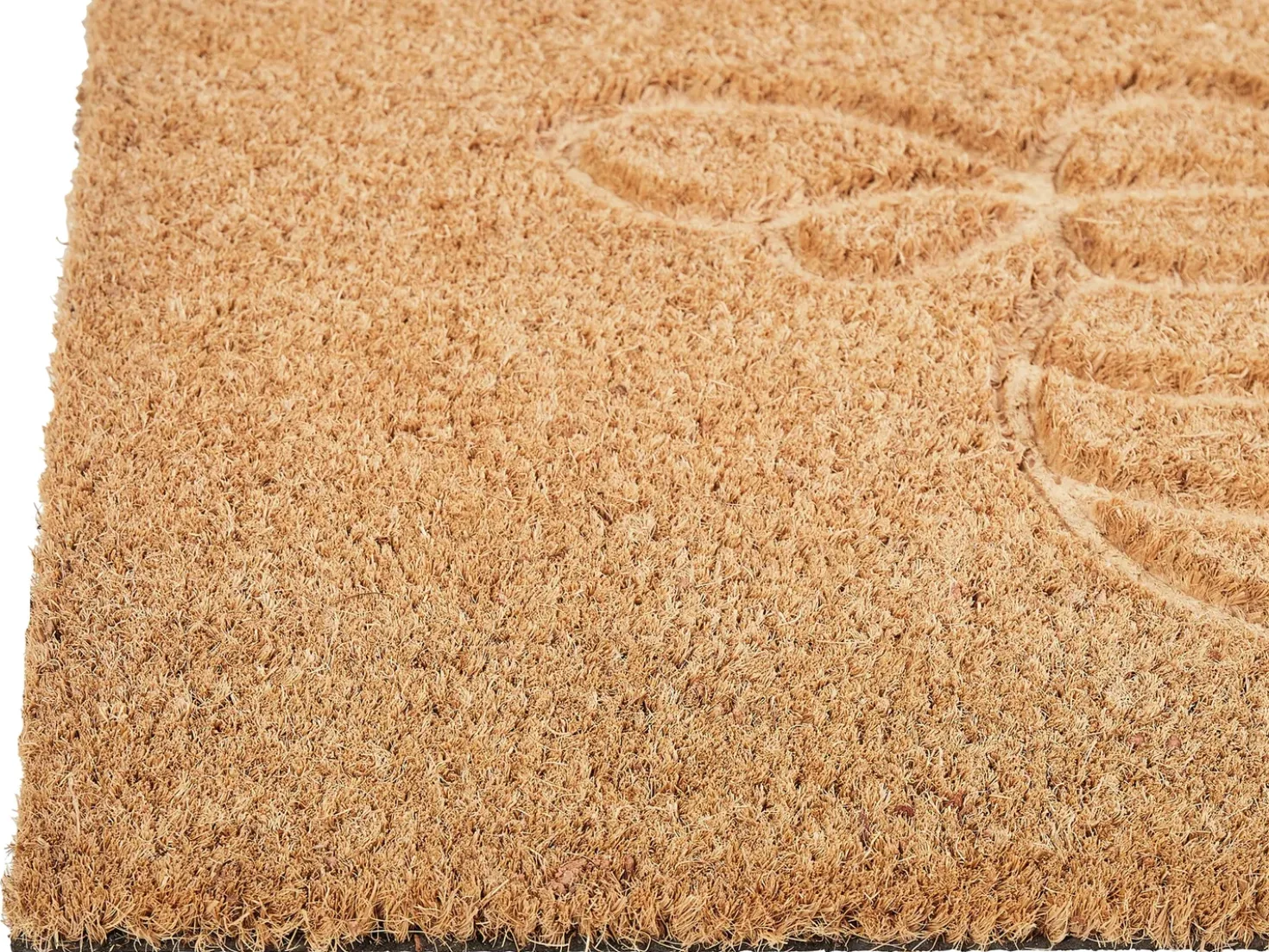 Tappetino da Ingresso CAVITE Naturale 40 x 60 cm Ape Fibra di Cocco