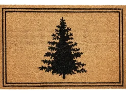 Tappetino da Ingresso MANAPAO Naturale 60 x 90 cm Modello natalizio Fibra di Cocco