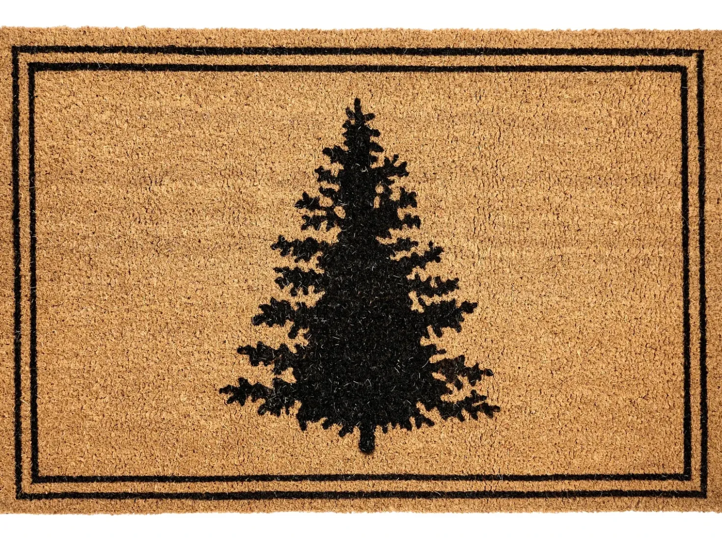 Tappetino da Ingresso MANAPAO Naturale 60 x 90 cm Modello natalizio Fibra di Cocco