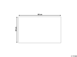 Tappetino da Ingresso NAKNEK Multicolore 50 x 80 cm Gatto Uccello Fiore Fibra di Cocco