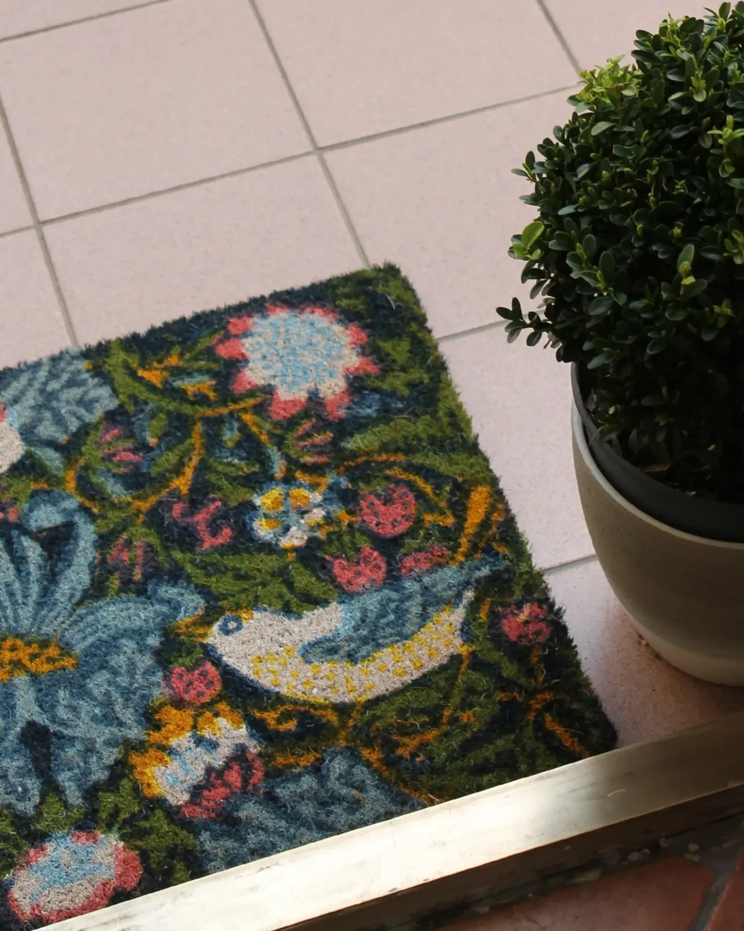 Tappetino da Ingresso SAKESAR Multicolore 40 x 60 cm Fibra di Cocco