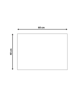 Tappetino da Ingresso TAHAN Multicolore 40 x 60 cm Testo Fibra di Cocco