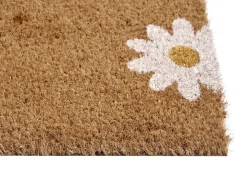 Tappetino da Ingresso TOPKO Naturale 40 x 60 cm Fiore Fibra di Cocco