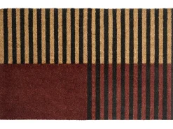 Tappetino da Ingresso TUKSUK Marrone/Beige 50 x 80 cm Fibra di Cocco