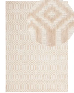 Tappeto ADATEPE Beige 140 x 200 cm Viscosa