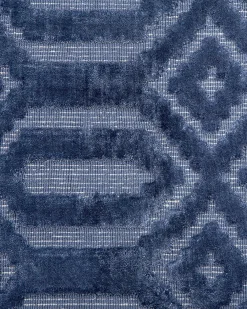 Tappeto ADATEPE Blu marino 160 x 230 cm Viscosa