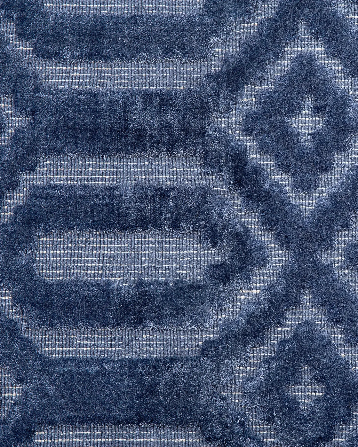 Tappeto ADATEPE Blu marino 160 x 230 cm Viscosa