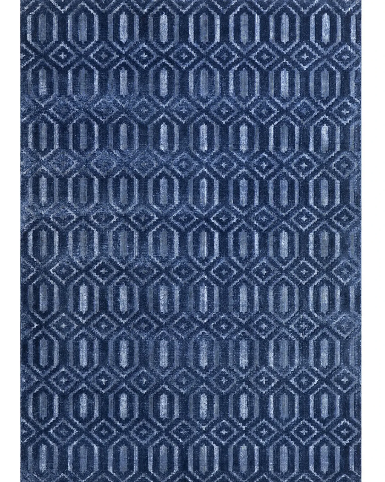 Tappeto ADATEPE Blu marino 160 x 230 cm Viscosa