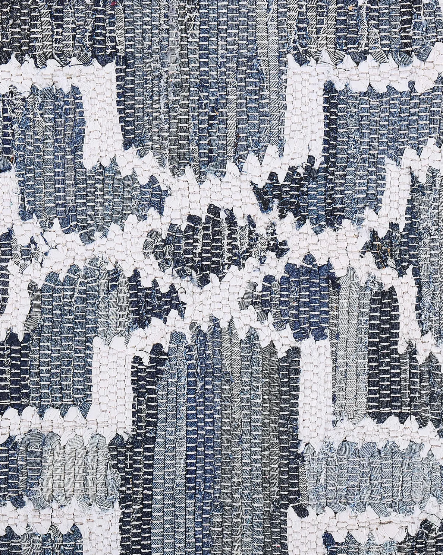 Tappeto ADIYAMAN Blu 140 x 200 cm Cotone