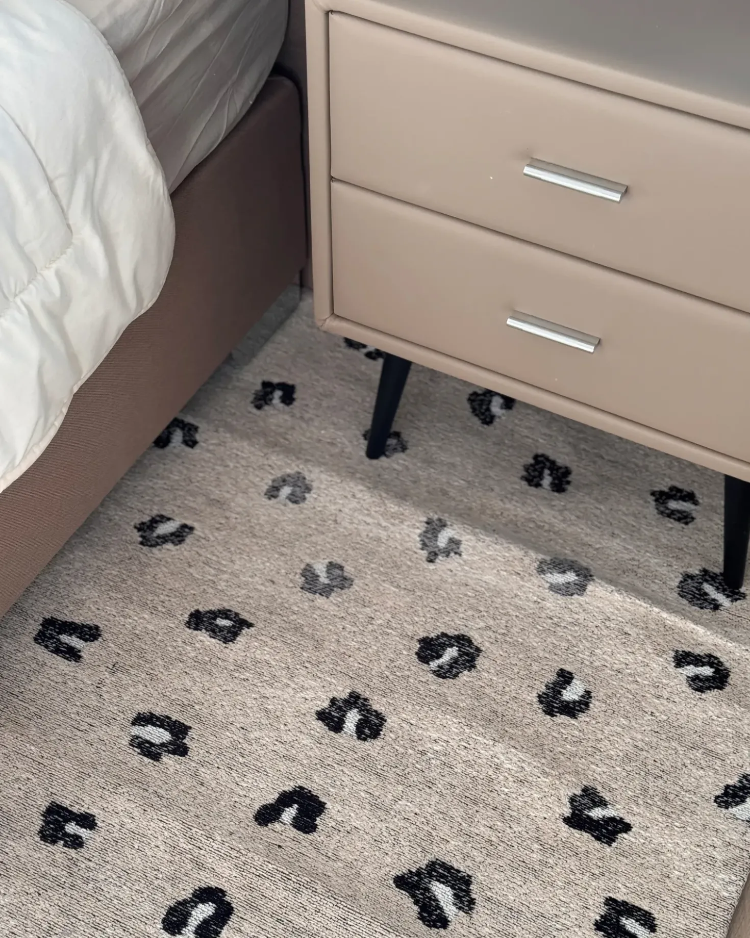 Tappeto AFIS Beige 160 x 230 cm Cotone