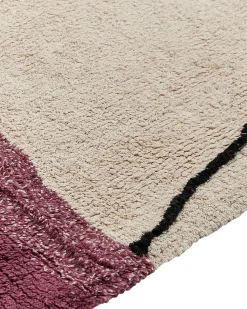 Tappeto AFSAR Beige chiaro 160 x 230 cm Cotone