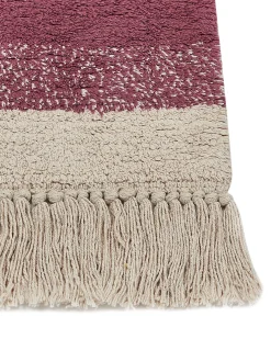 Tappeto AFSAR Beige chiaro 160 x 230 cm Cotone