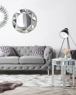 Tappeto AGACLI Grigio 160 x 230 cm Pelle naturale