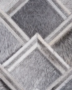 Tappeto AGACLI Grigio 160 x 230 cm Pelle naturale