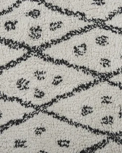 Tappeto AGADIR Bianco sporco 160 x 230 cm Cotone
