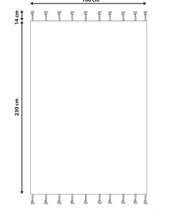 Tappeto AGADIR Bianco sporco 160 x 230 cm Cotone