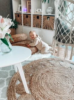 Tappeto AHLAT Beige ø 120 cm Iuta