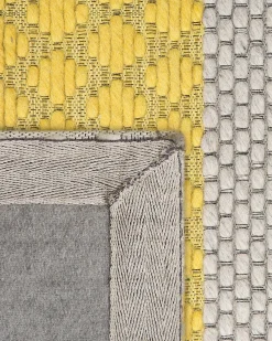 Tappeto AKKAYA Giallo 140 x 200 cm Lana