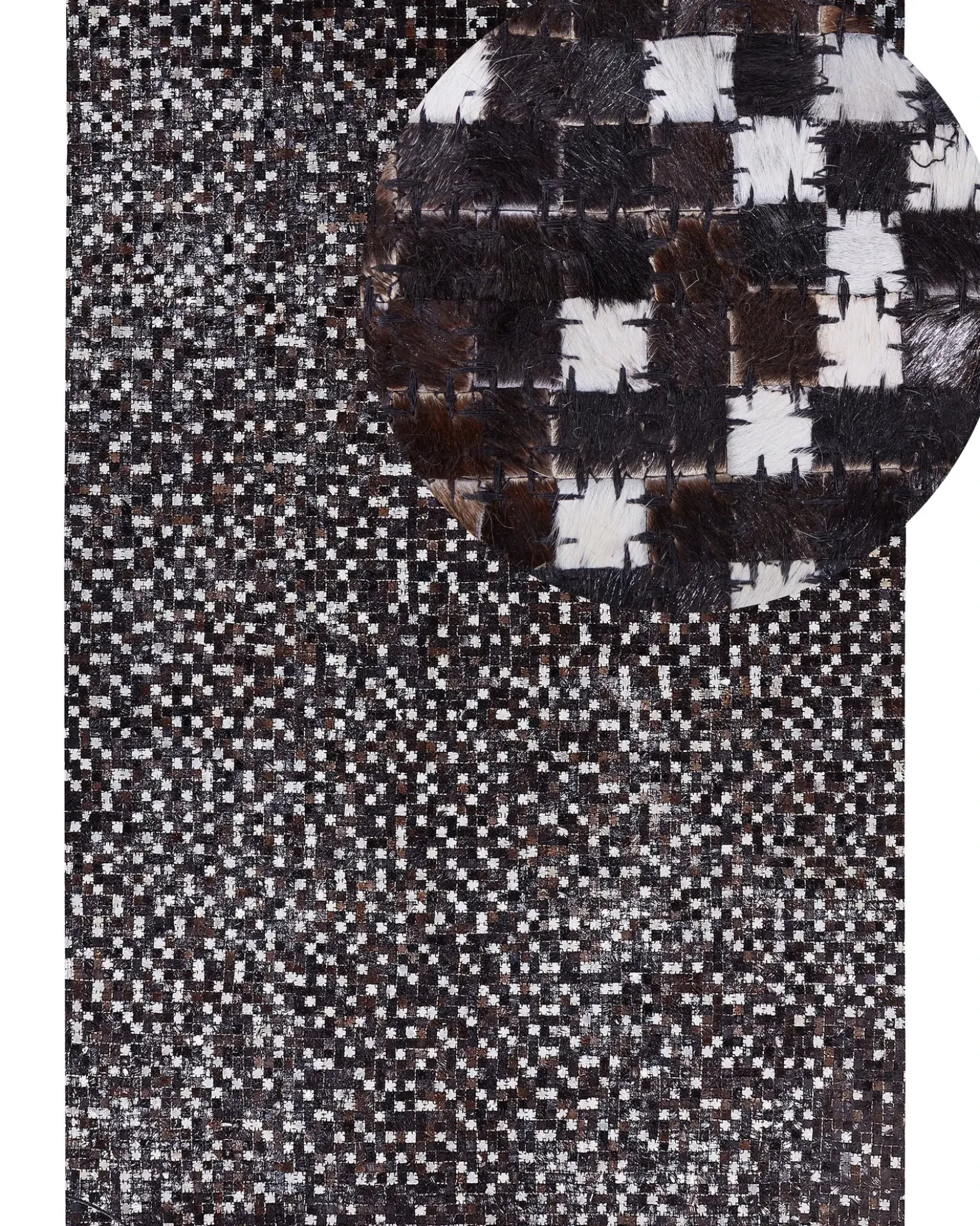 Tappeto AKKESE Marrone 160 x 230 cm Pelle naturale