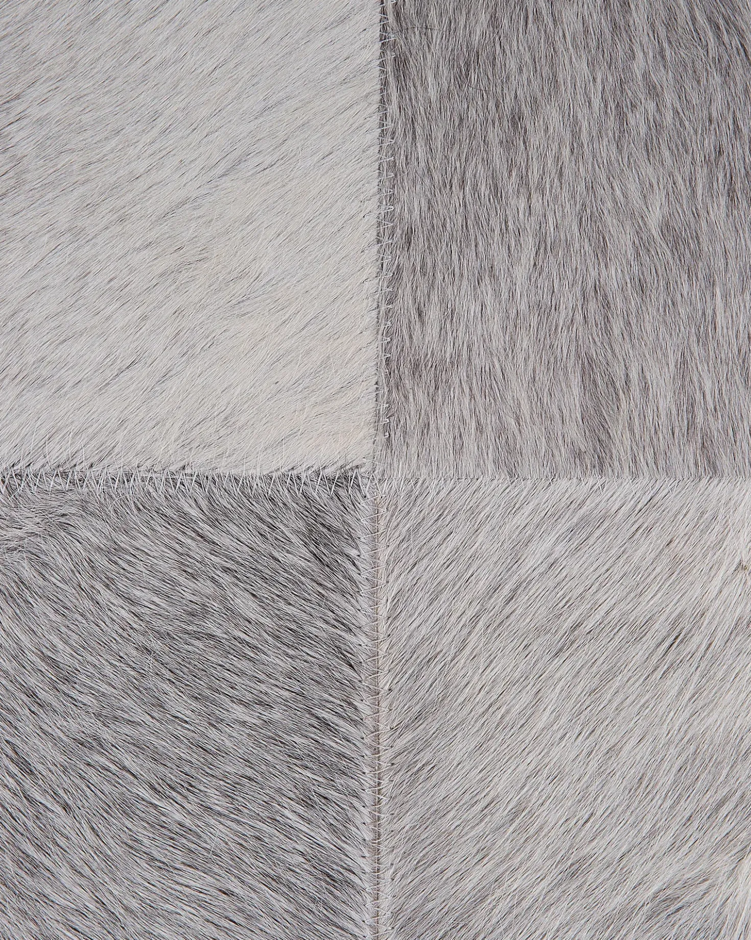 Tappeto ALACAM Grigio 160 x 230 cm Pelle naturale