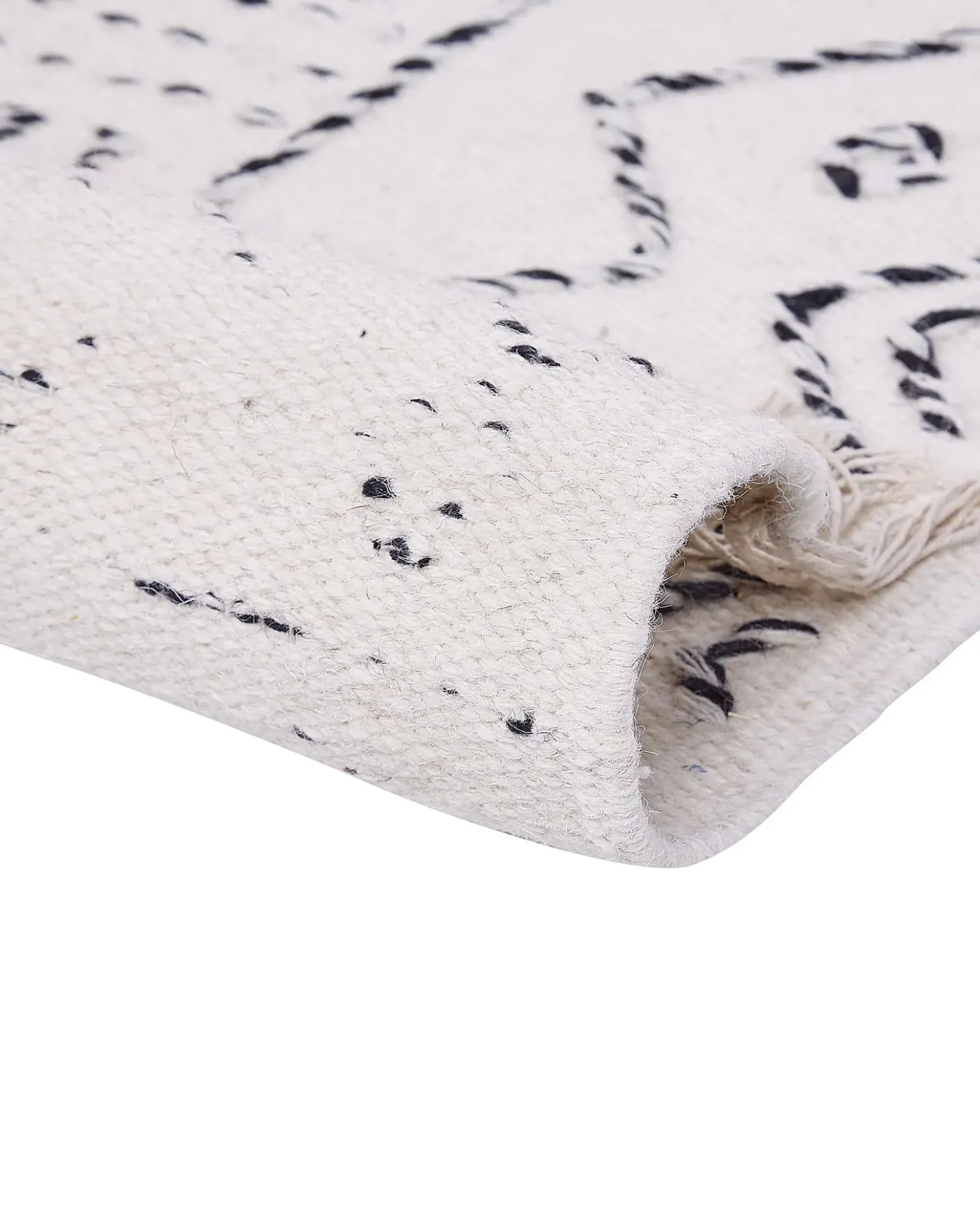 Tappeto ALKENT Bianco 80 x 150 cm Lana