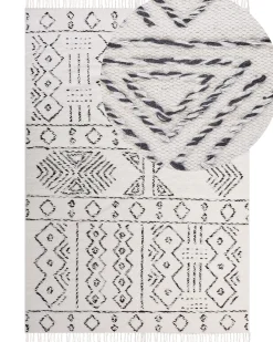 Tappeto ALKENT Bianco 160 x 230 cm Lana