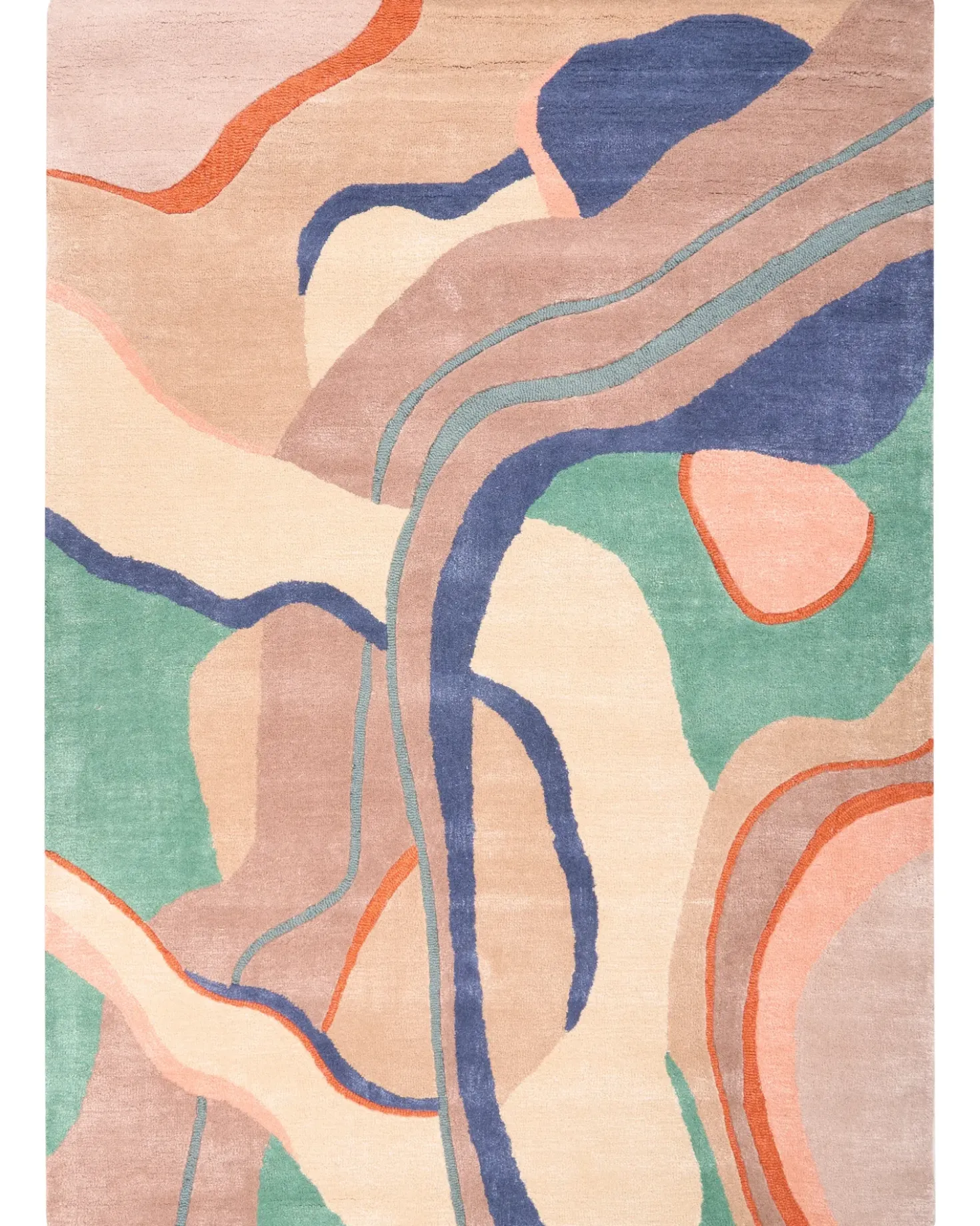 Tappeto ALMORA Multicolore 160 x 230 cm Viscosa