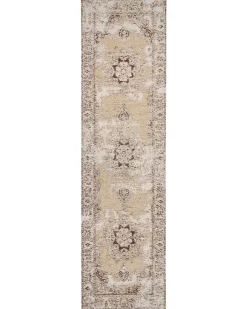 Tappeto ALMUS Marrone 80 x 300 cm Cotone