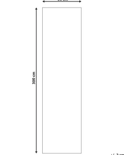 Tappeto ALMUS Marrone 80 x 300 cm Cotone