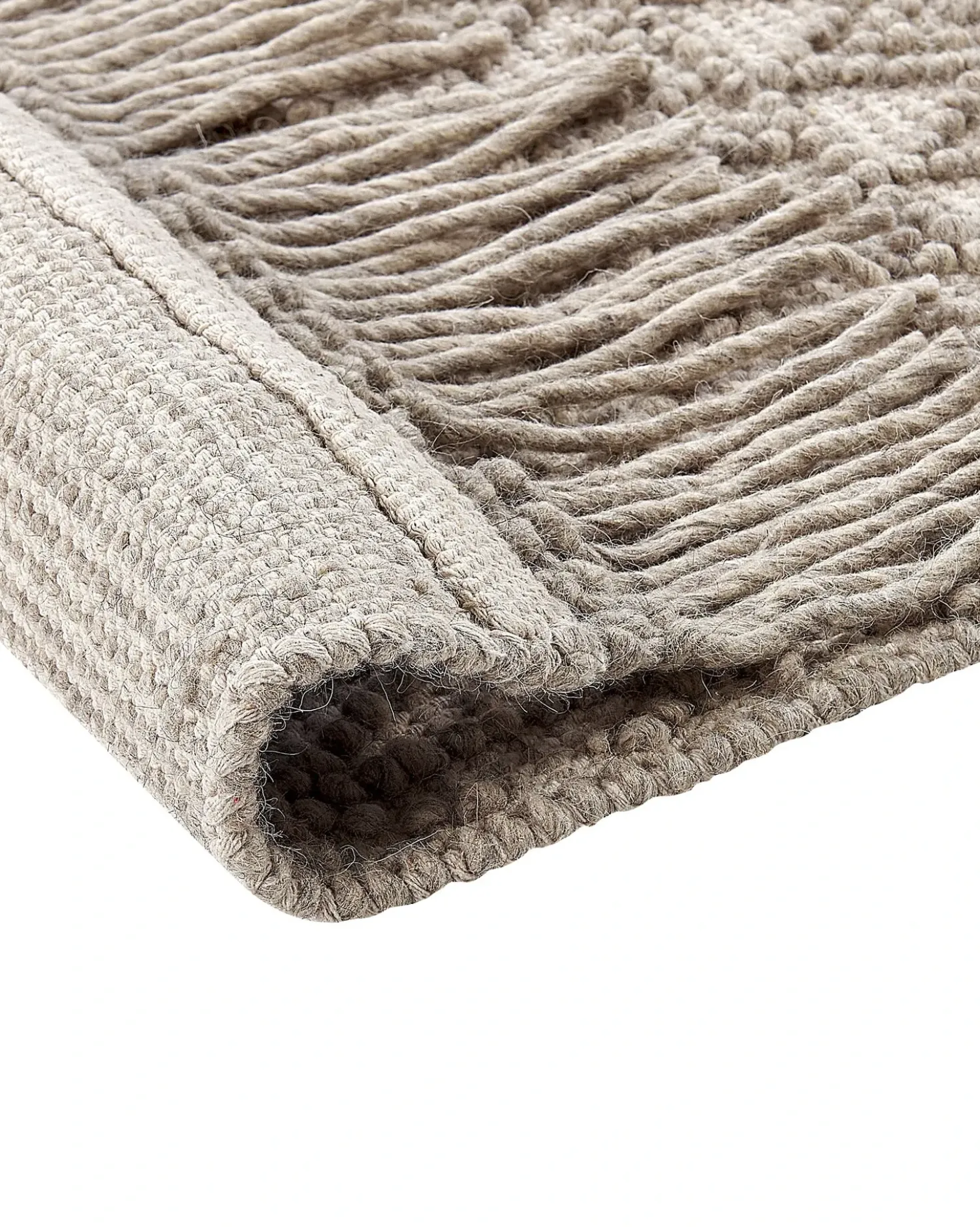 Tappeto ALUCRA Beige sabbia 160 x 230 cm Lana