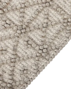 Tappeto ALUCRA Beige sabbia 160 x 230 cm Lana