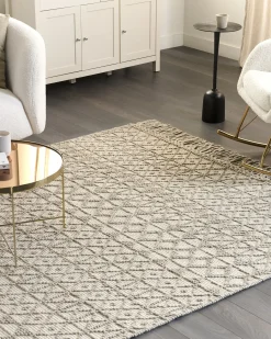 Tappeto ALUCRA Beige sabbia 160 x 230 cm Lana