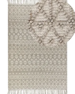 Tappeto ALUCRA Beige sabbia 160 x 230 cm Lana