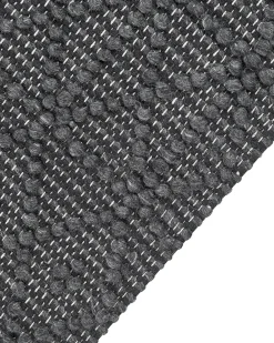 Tappeto ALUCRA Nero 200 x 300 cm Lana