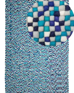 Tappeto AMDO Blu marino 160 x 230 cm Lana