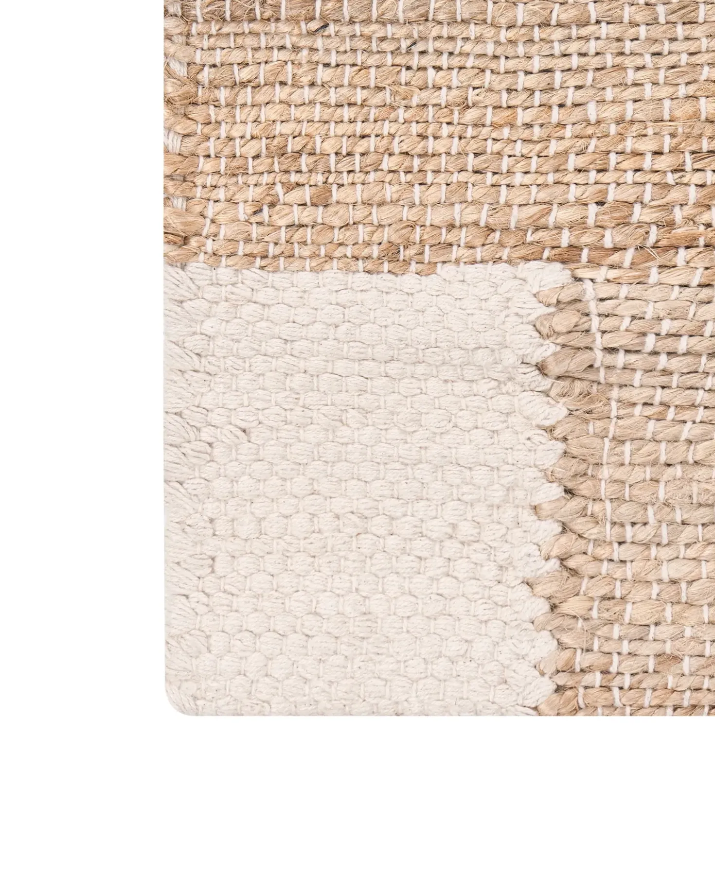Tappeto AMRAVATI Beige chiaro 160 x 230 cm Iuta