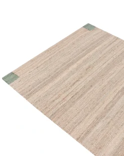 Tappeto AMRAVATI Beige/Verde 160 x 230 cm Iuta