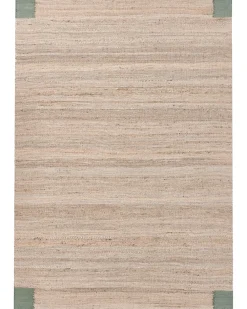Tappeto AMRAVATI Beige/Verde 160 x 230 cm Iuta