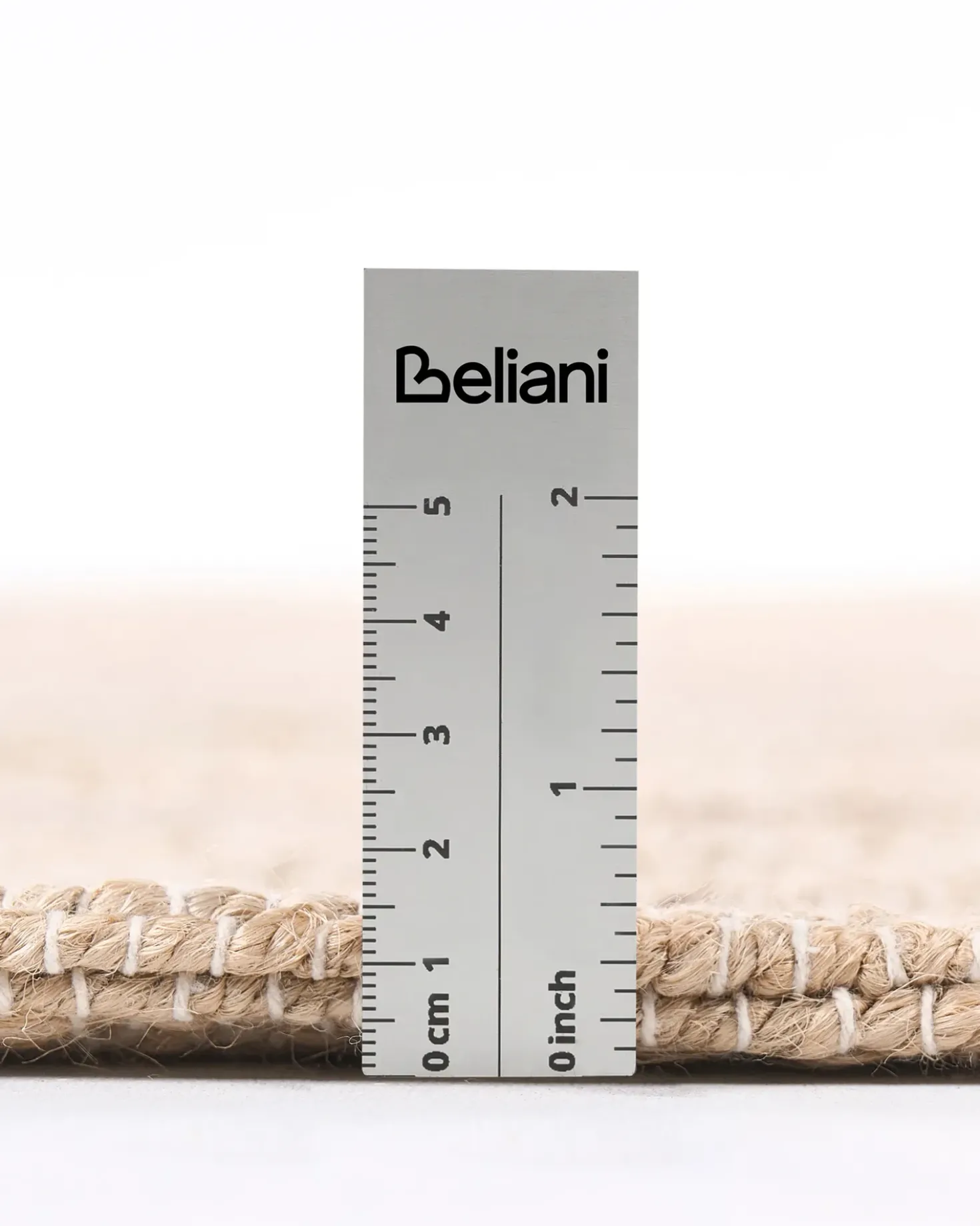 Tappeto AMRAVATI Nero/Beige 80 x 300 cm Iuta