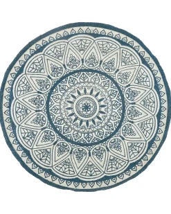Tappeto ANADERE Blu ø 120 cm Iuta