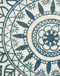 Tappeto ANADERE Blu ø 120 cm Iuta