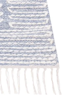 Tappeto ANSAR Blu 160 x 230 cm Cotone