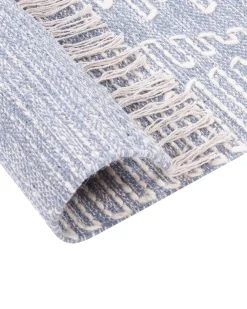 Tappeto ANSAR Blu 160 x 230 cm Cotone